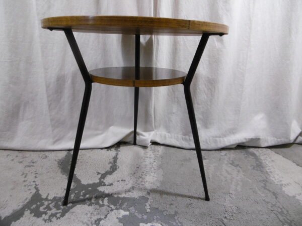 Table ronde d'appoint vintage – Image 4