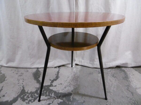 Table ronde d'appoint vintage – Image 6