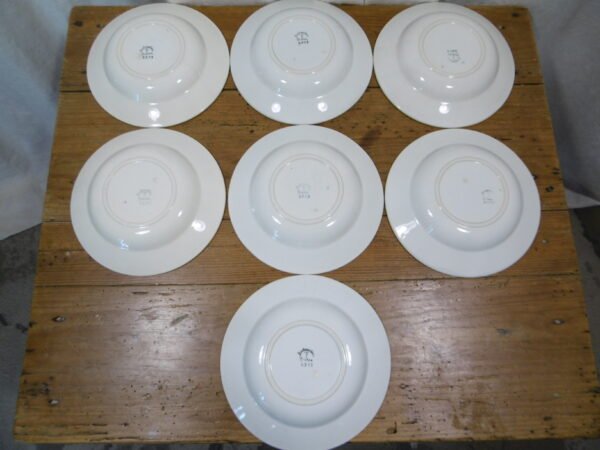 Assiettes creuses "Fleurs vertes" – Image 3