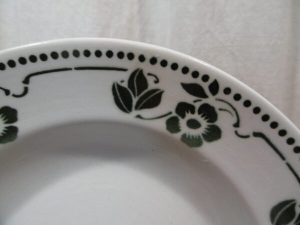 Assiettes plates "Fleurs vertes" – Image 6