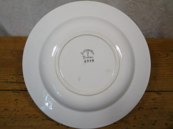 Assiettes plates "Fleurs vertes" – Image 4