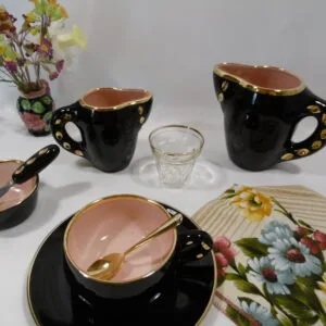 Service à petit déjeuner vintage