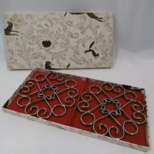 Dessous de bouteilles vintage "Rosace"
