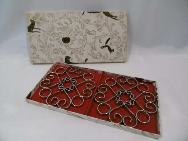 Dessous de bouteilles vintage "Rosace"