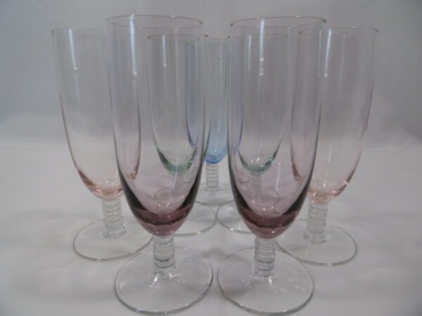 Verres, flûtes à champagne "Anneaux" – Image 7