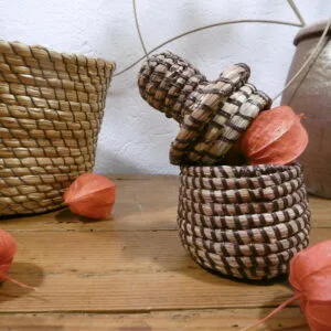 Boîte en paille