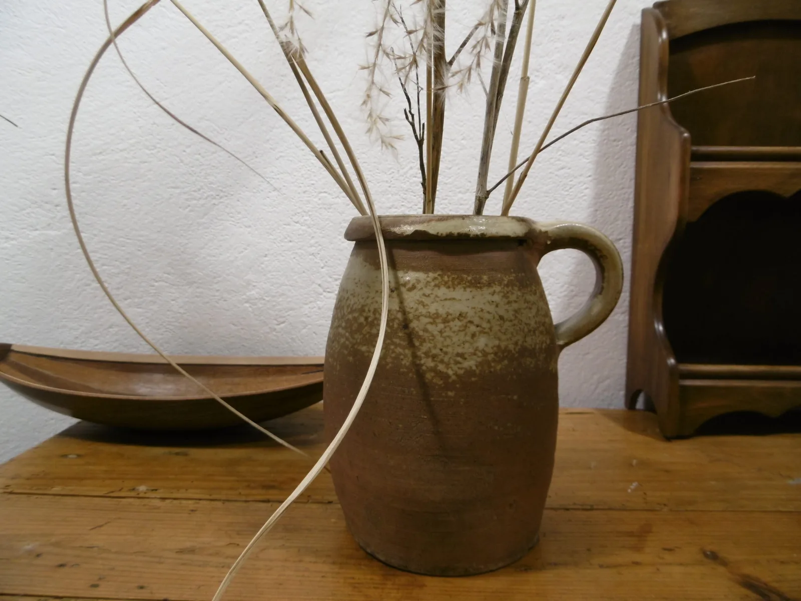 Pot en grès à une anse