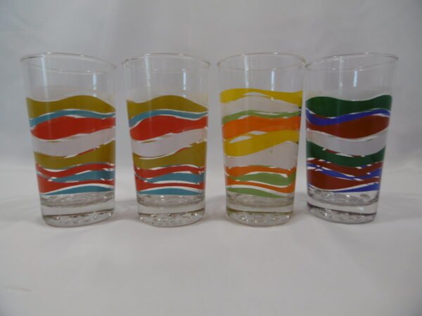 Verres à orangeade vintage "Vagues" – Image 5