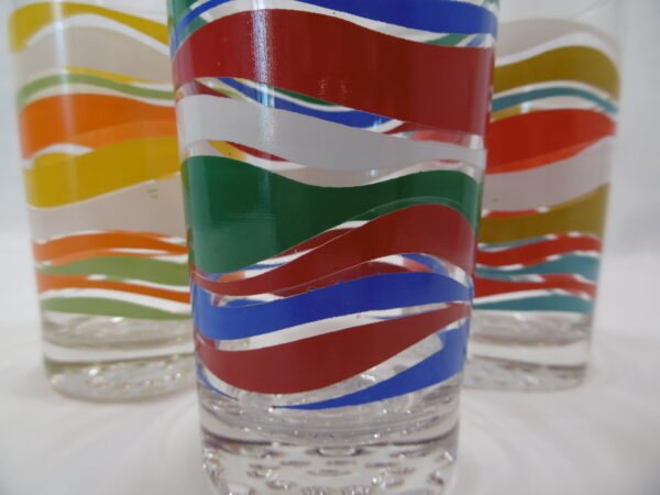 Verres à orangeade vintage "Vagues" – Image 3