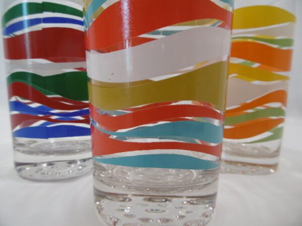 Verres à orangeade vintage "Vagues" – Image 4