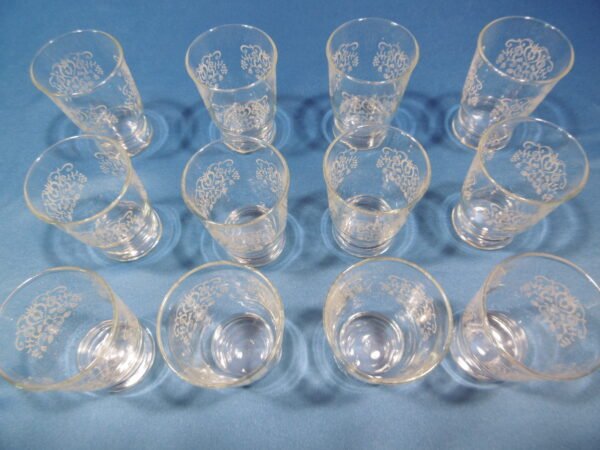 Verres gobelets, vintage "Volutes" – Image 2