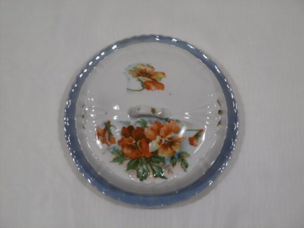 Beurrier en porcelaine "Pensées" – Image 2