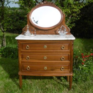Commode coiffeuse style Louis XVI