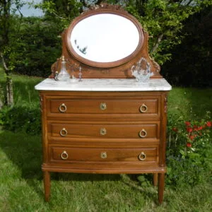 Commode coiffeuse style Louis XVI
