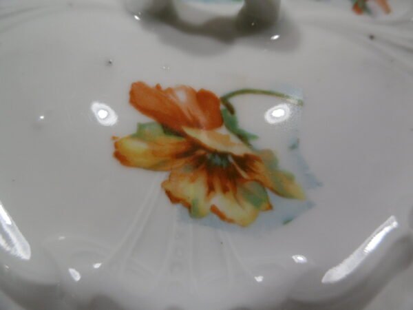 Beurrier en porcelaine "Pensées" – Image 11