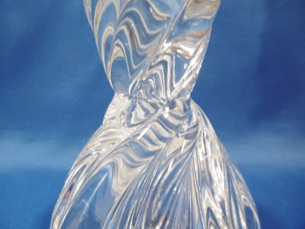 Pied de lampe en cristal "Torsade" – Image 3