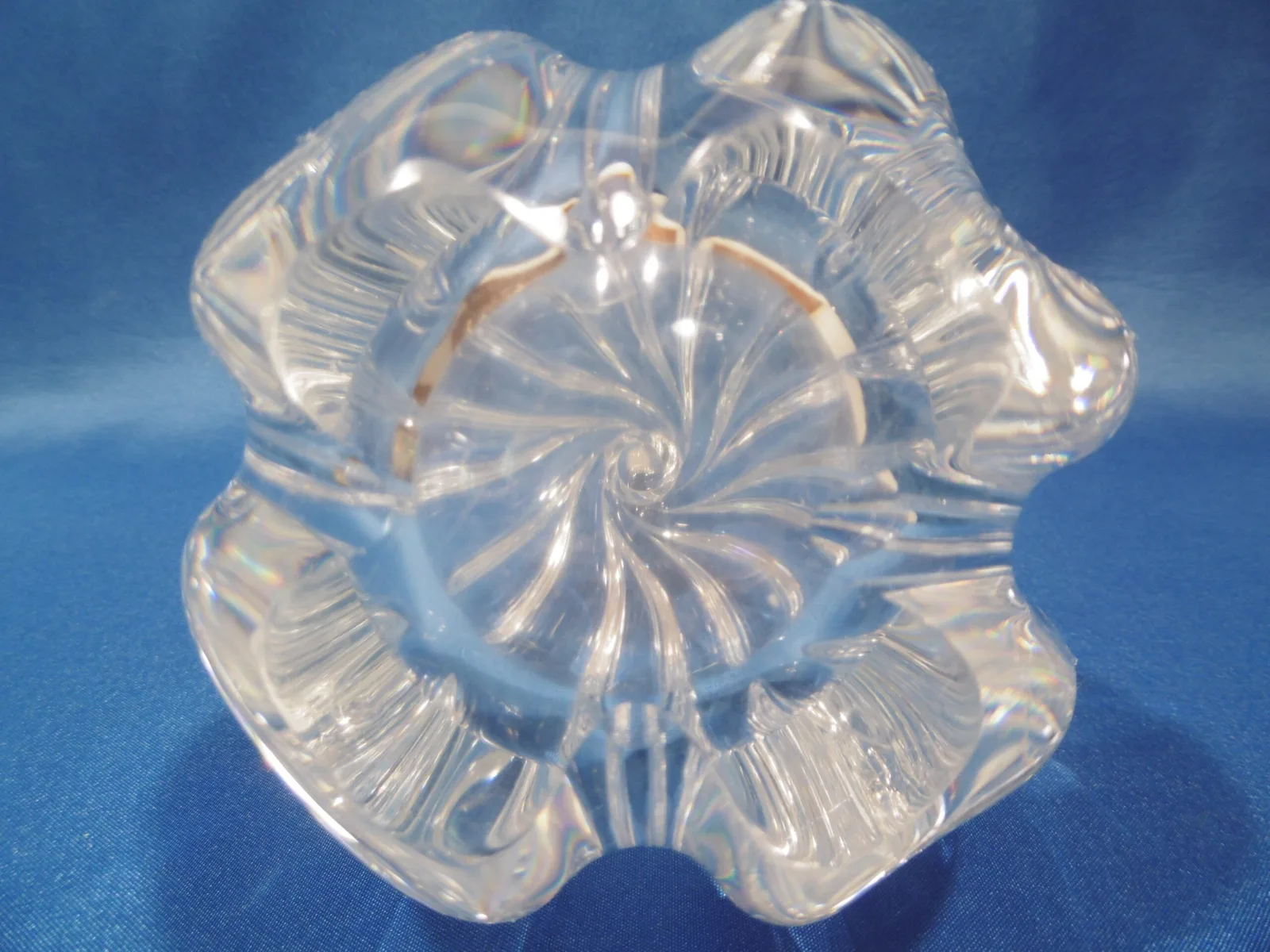 Pied de lampe en cristal "Torsade" – Image 5