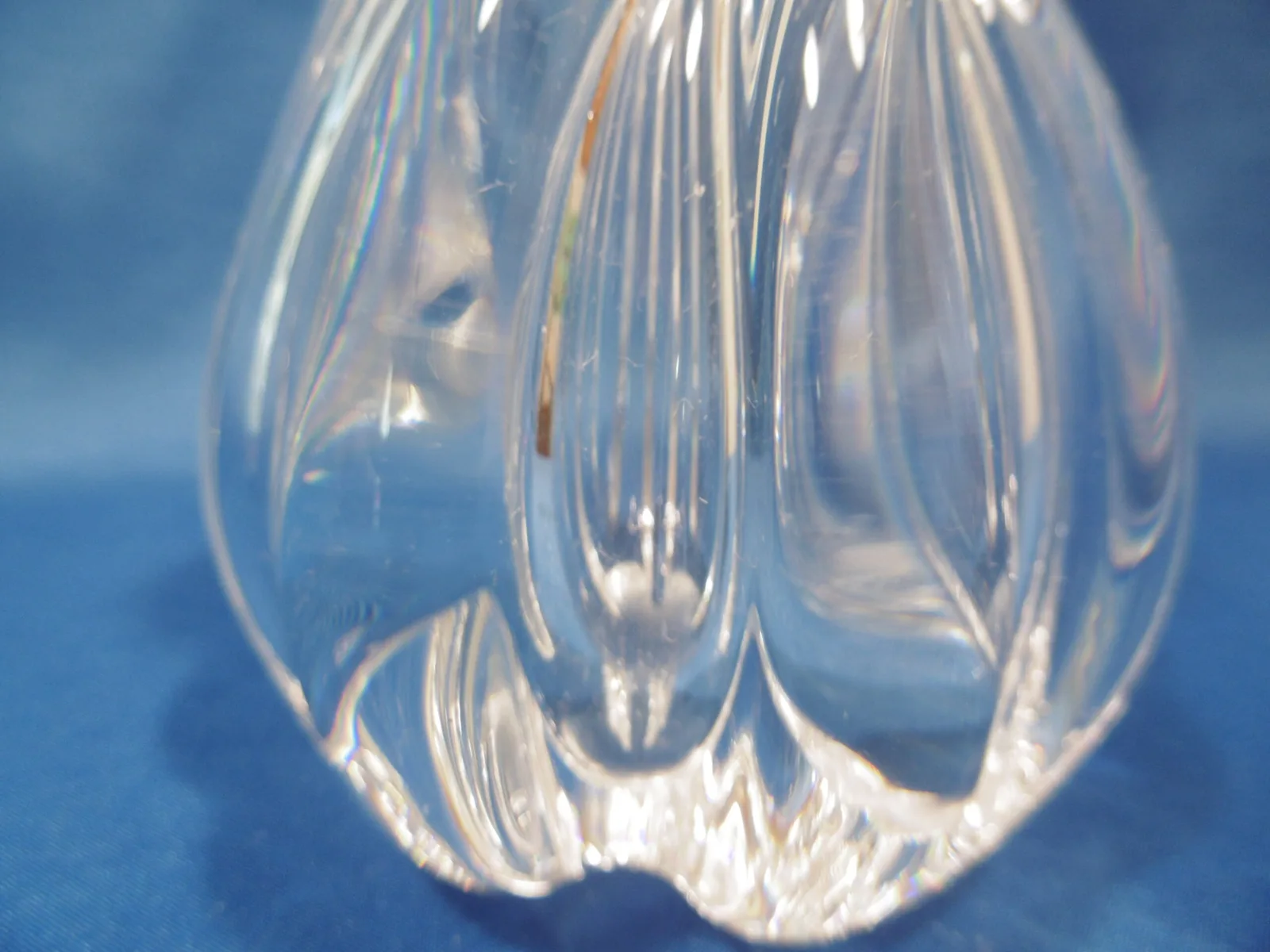 Pied de lampe en cristal "Torsade" – Image 7
