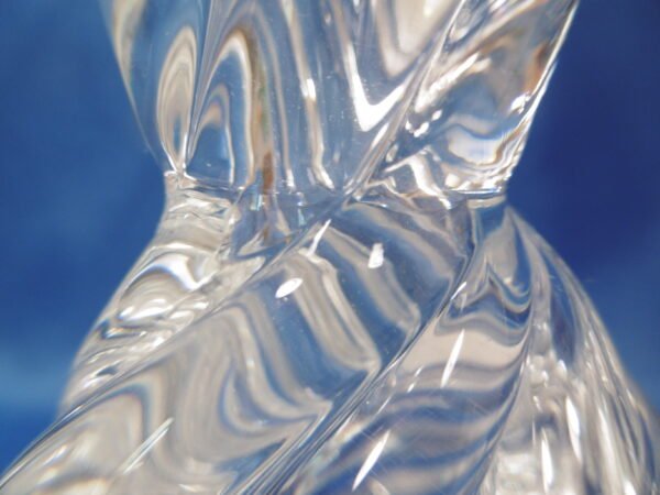 Pied de lampe en cristal "Torsade" – Image 8