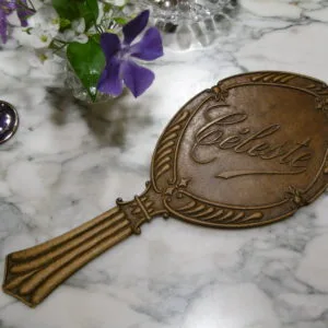 Miroir, face à main "Céleste" souvenir