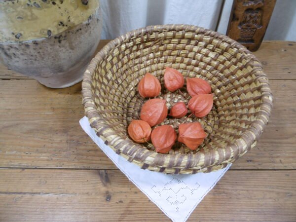 Corbeille en paille
