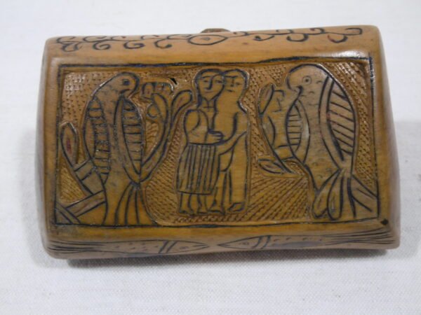 Tabatière monoxyle en buis "Saint Georges" – Image 4