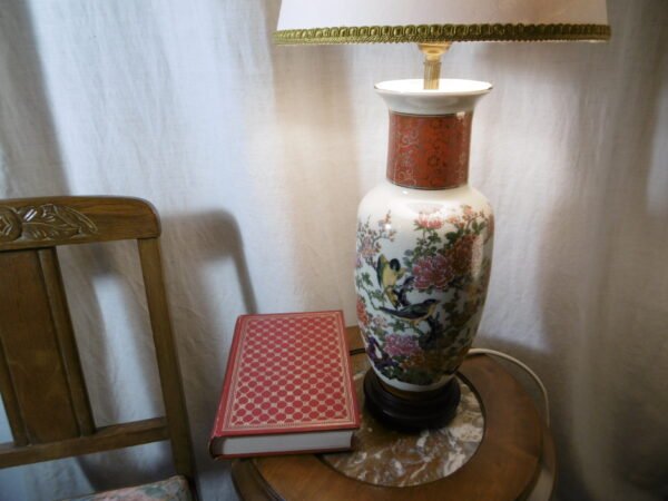 Pied de lampe "Mésanges"