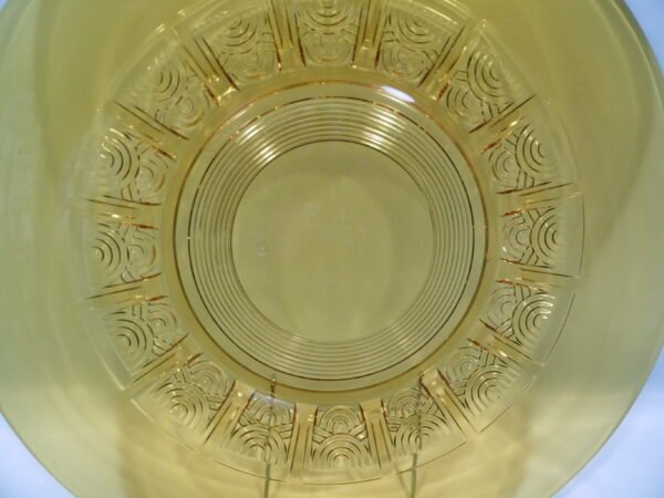 Coupe plat Art déco "Soleil" – Image 5