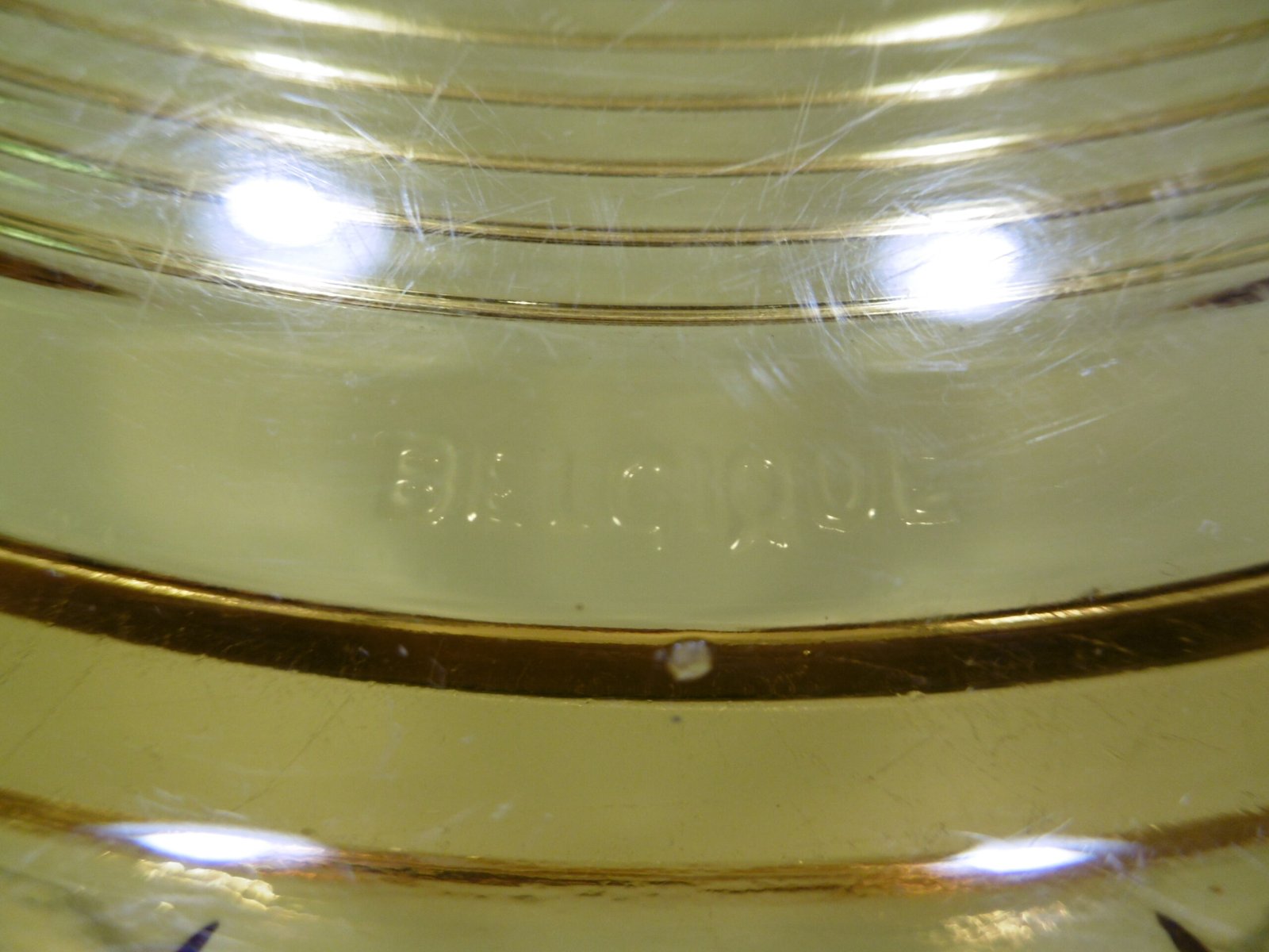 Coupe plat Art déco "Soleil" – Image 7