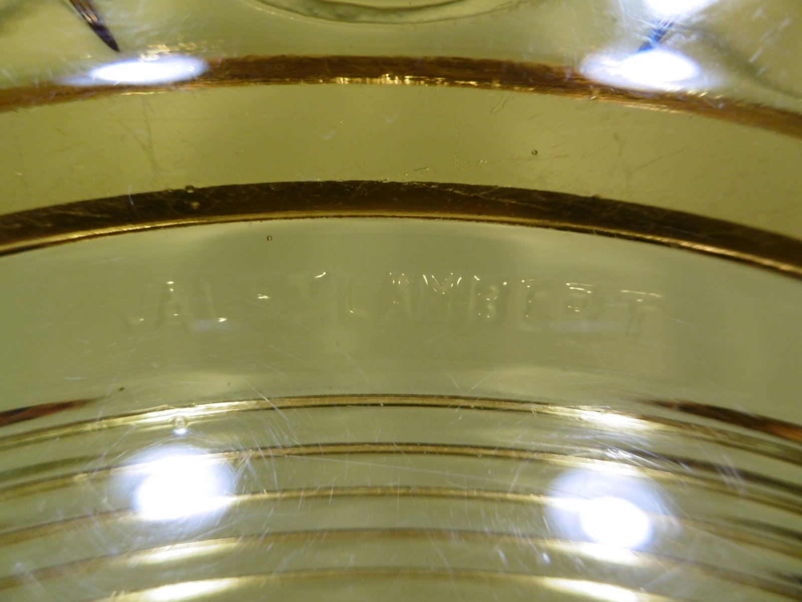 Coupe plat Art déco "Soleil" – Image 8