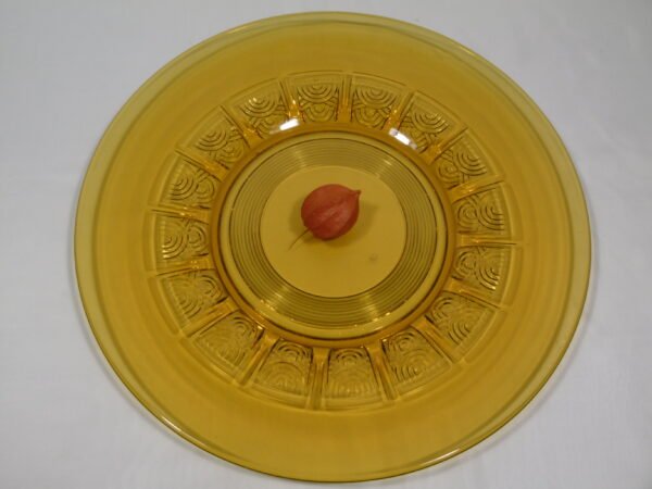 Coupe plat Art déco "Soleil"