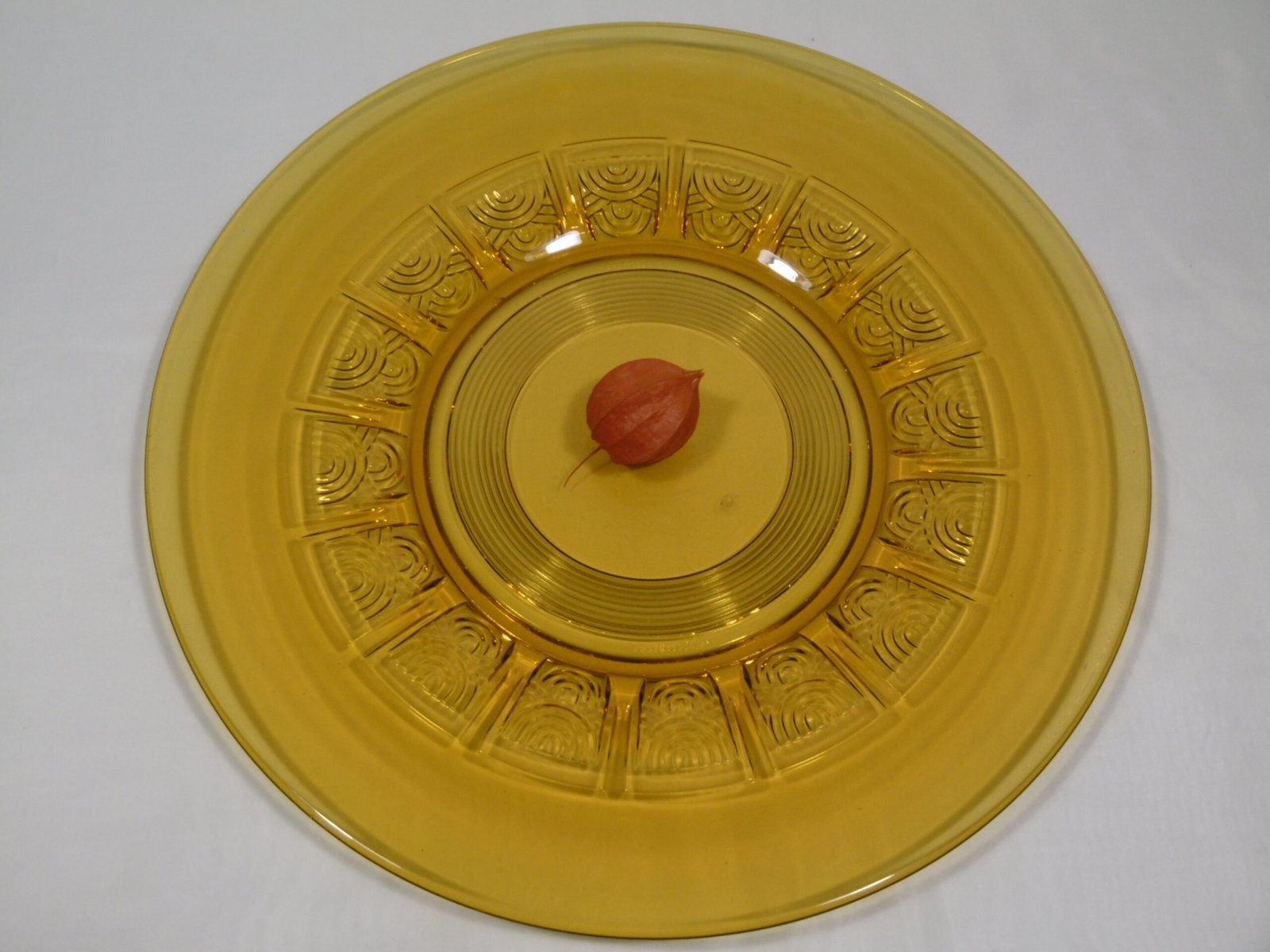 Coupe plat Art déco "Soleil"