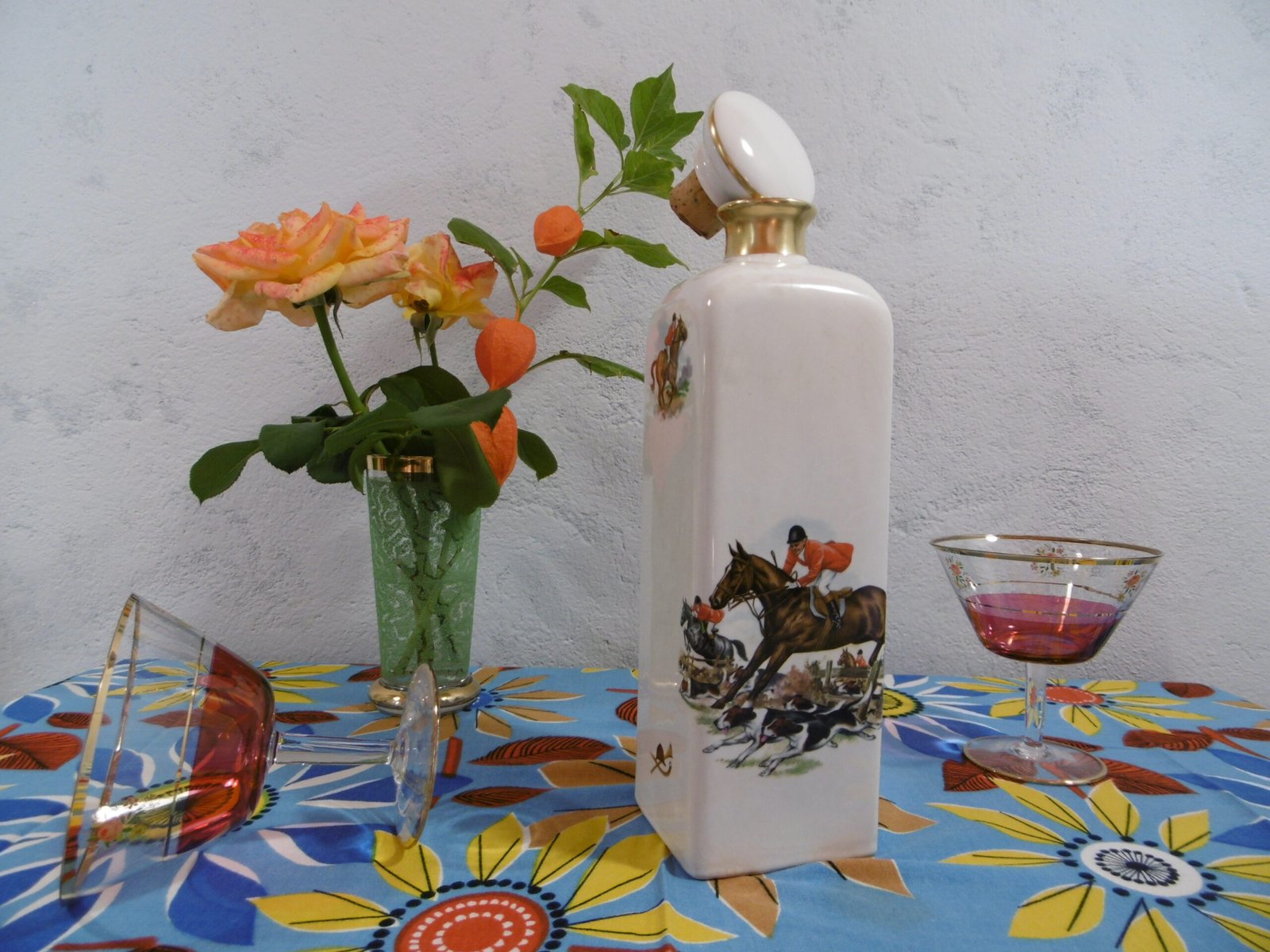 Bouteille en porcelaine
