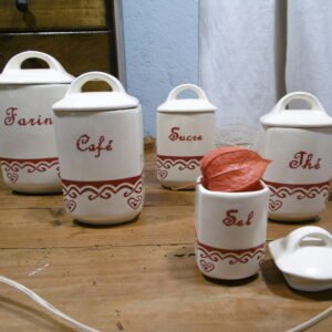 Pots à condiments "Campagne"