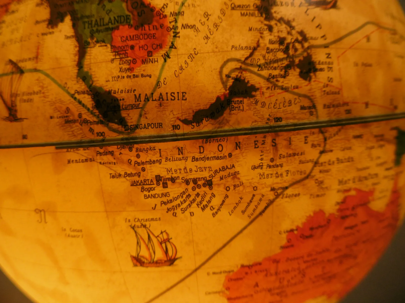 Lampe globe terrestre – Image 10
