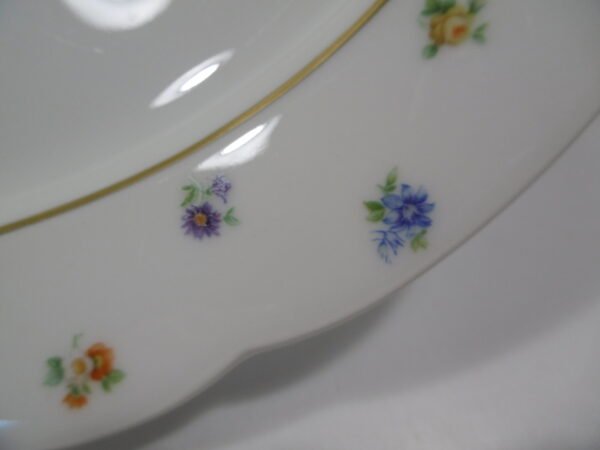 Plat ovale "Fleurettes" Chalais-Nadaud – Image 3