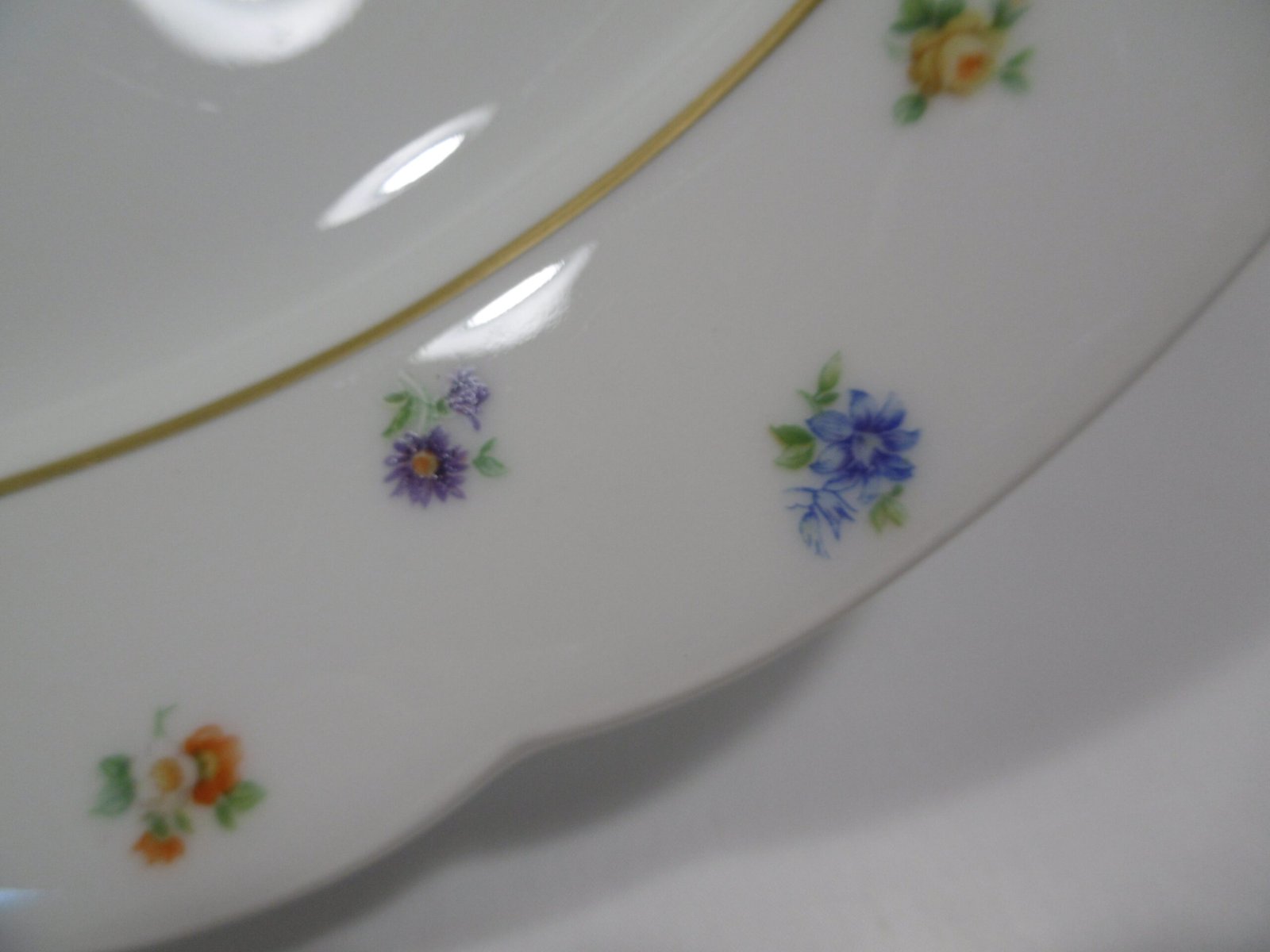 Plat ovale "Fleurettes" Chalais-Nadaud – Image 3