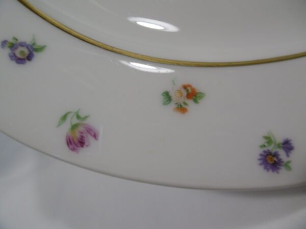Plat ovale "Fleurettes" Chalais-Nadaud – Image 5