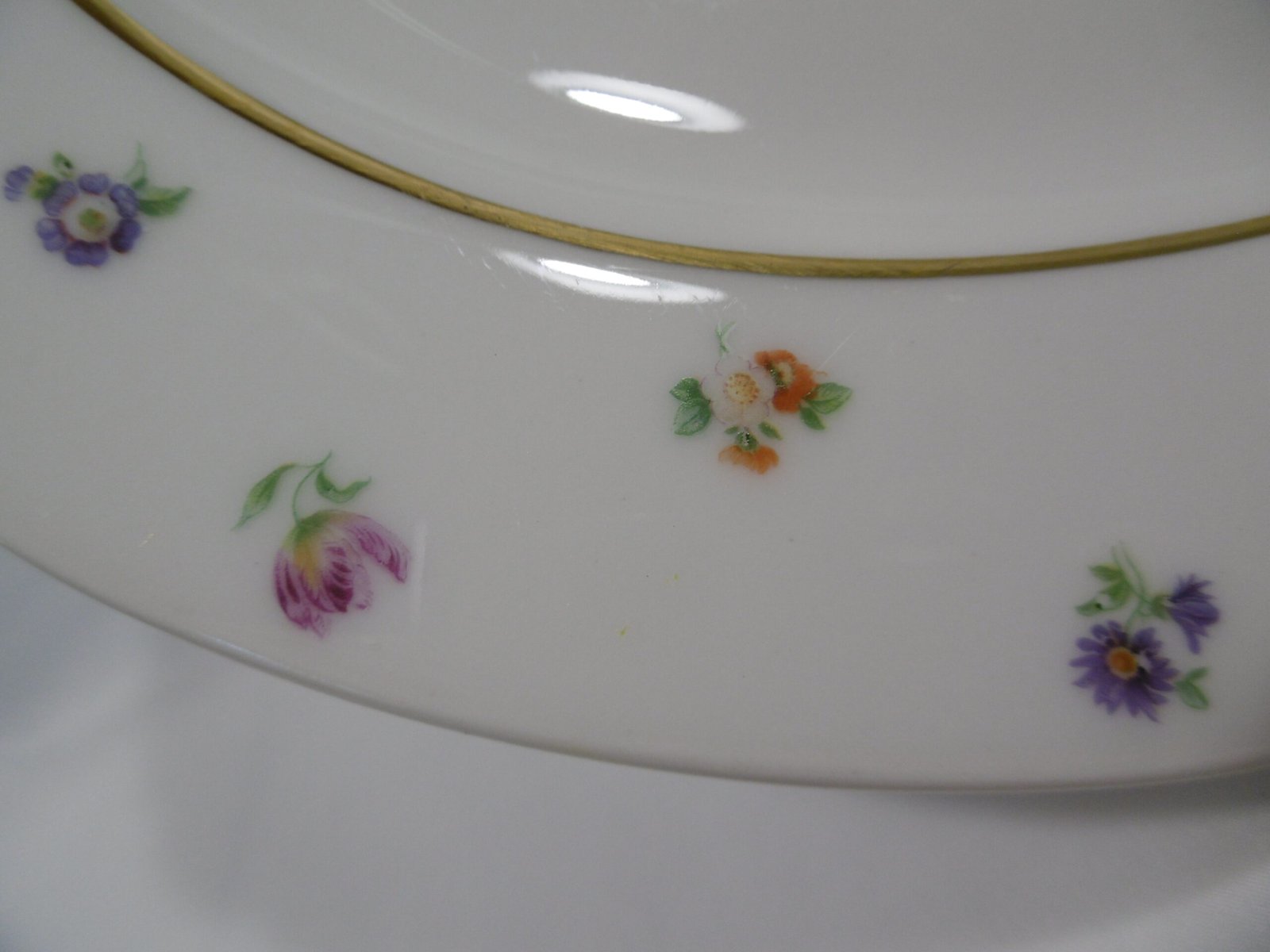 Plat ovale "Fleurettes" Chalais-Nadaud – Image 5