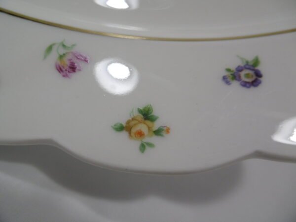 Plat ovale "Fleurettes" Chalais-Nadaud – Image 6