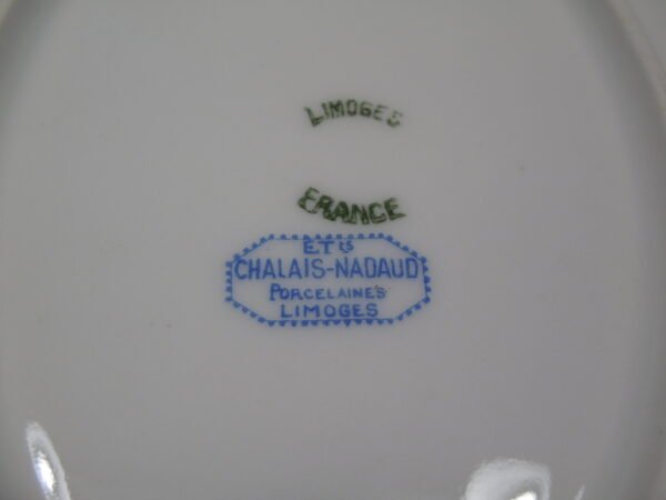 Plat ovale "Fleurettes" Chalais-Nadaud – Image 9