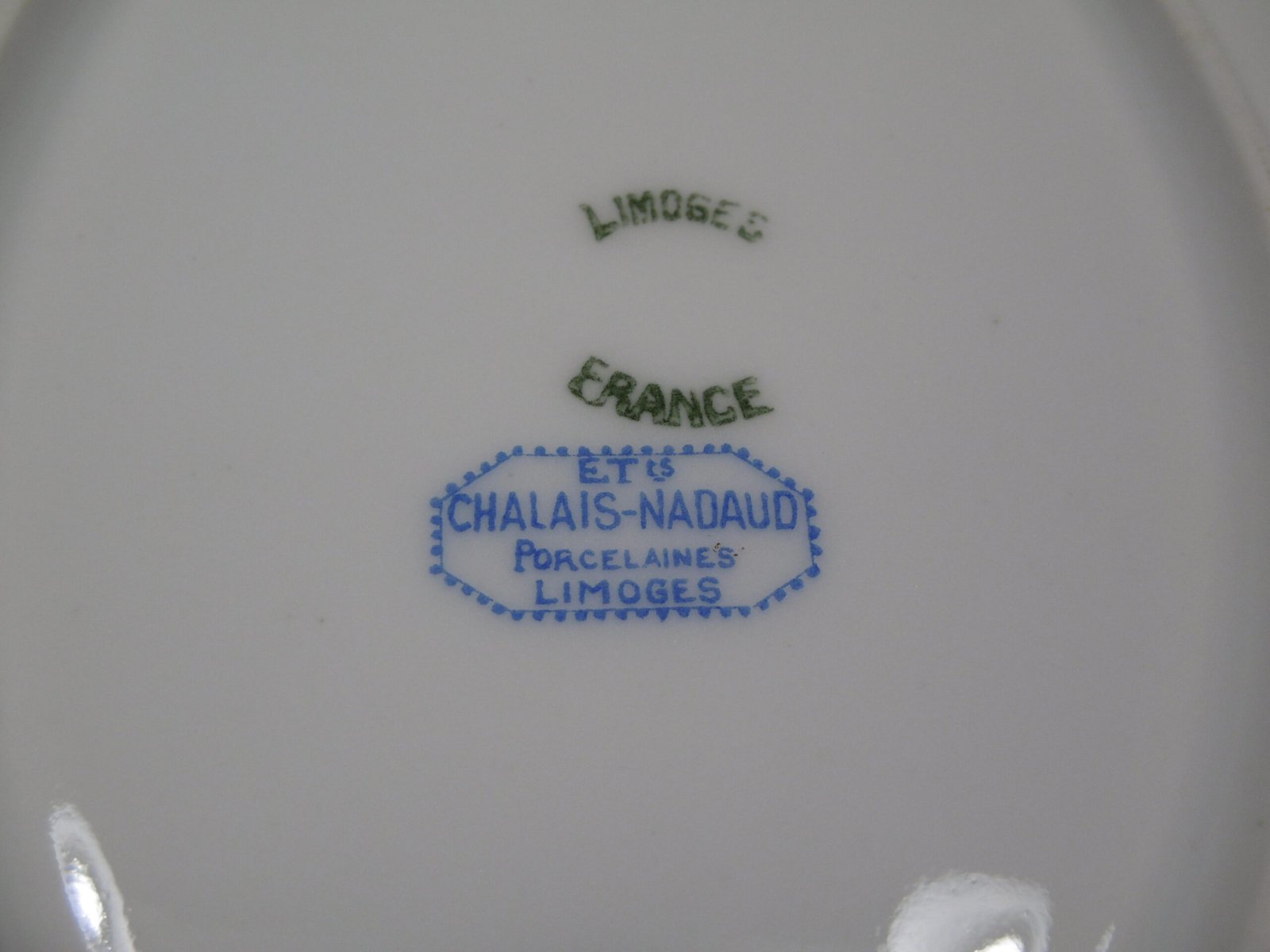Plat ovale "Fleurettes" Chalais-Nadaud – Image 9