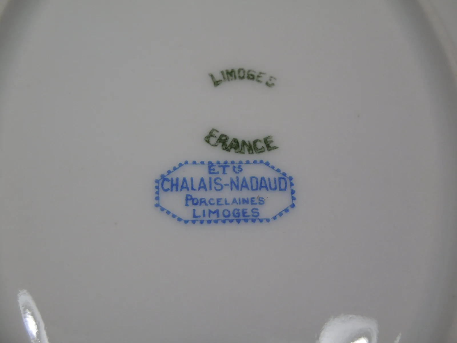 Plat ovale "Fleurettes" Chalais-Nadaud – Image 9