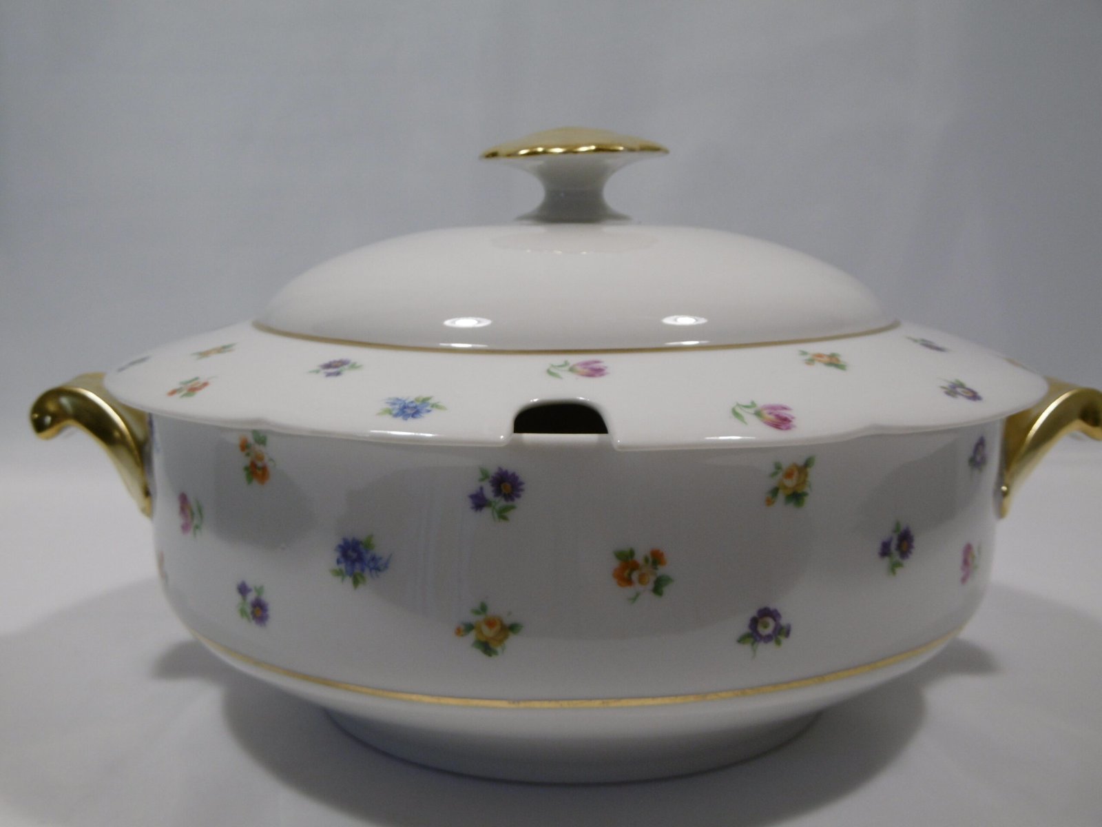 Soupière ronde "Fleurette" Chalais Nadaud – Image 3