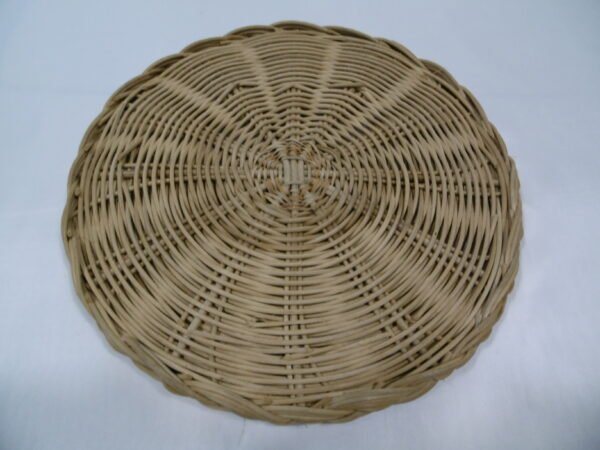 Dessous de plat vintage en rotin – Image 3