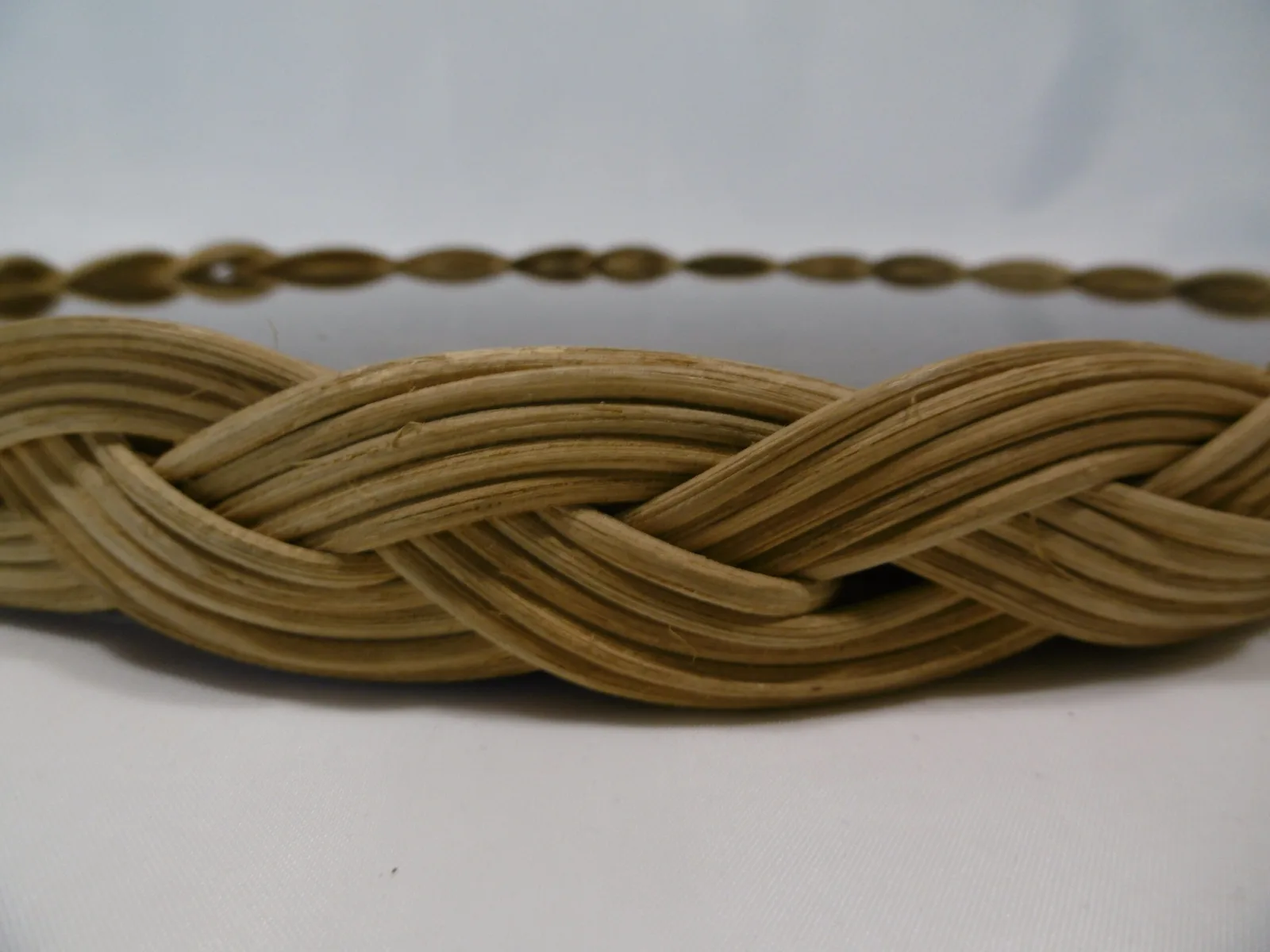 Dessous de plat vintage en rotin – Image 6