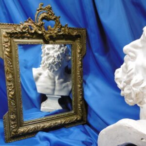 Miroir "Crête de coq" style Louis XV