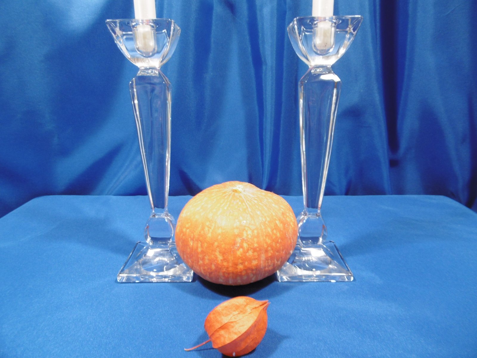 Bougeoirs en cristal "Fuseau"