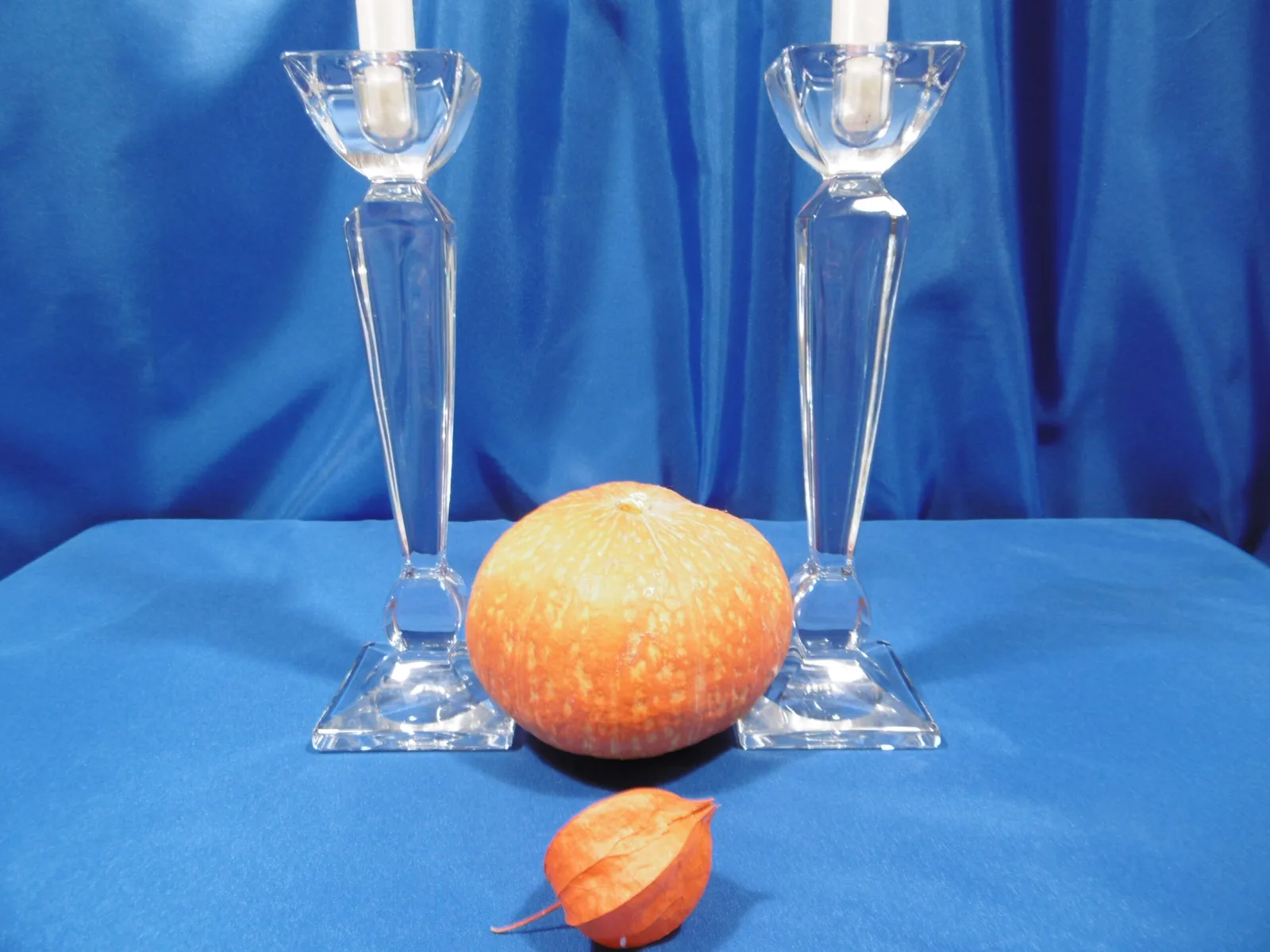 Bougeoirs en cristal "Fuseau"