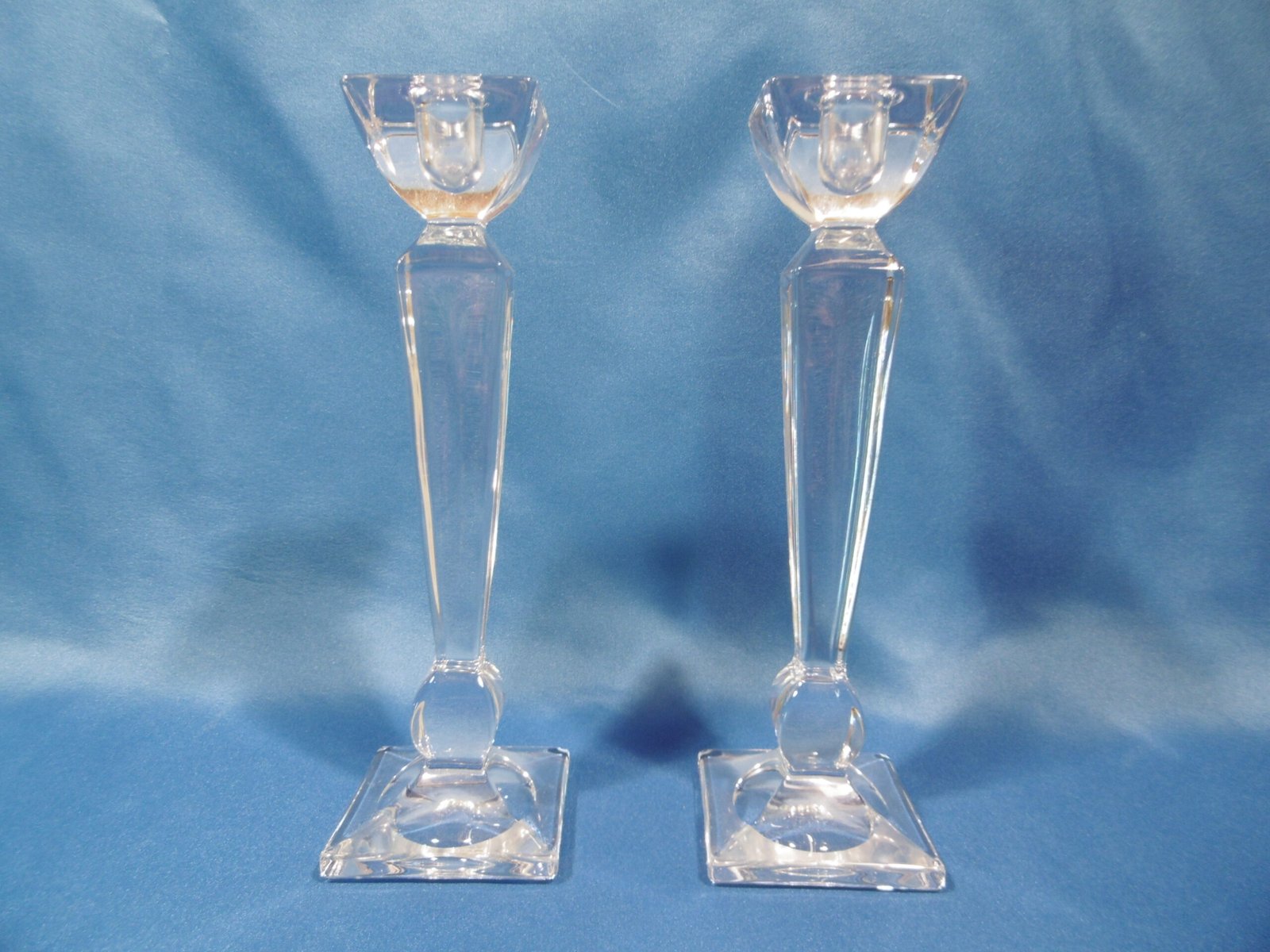 Bougeoirs en cristal "Fuseau" – Image 2